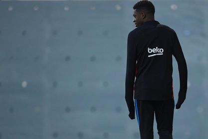 Dembélé empieza a participar en los ejercicios con el grupo Dembélé empieza a participar en los ejercicios con el grupo