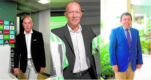 Serra, Calderó y Caro Ledesma, accionistas béticos. Serra, Calderó y Caro Ledesma, accionistas béticos.