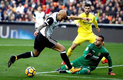 Zaza, Mina y Rodrigo coparon la mitad de los 79 goles del Valencia en 2017 Zaza, Mina y Rodrigo coparon la mitad de los 79 goles del Valencia en 2017