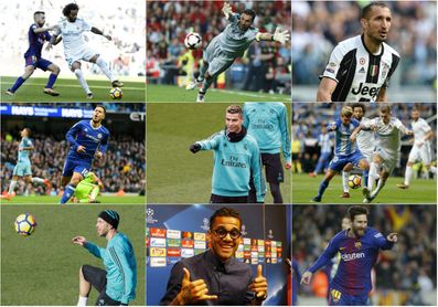 El once de gala del 2017 según la UEFA El once de gala del 2017 según la UEFA