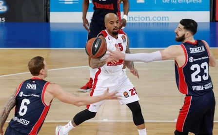82-83. El Baskonia vuelve a caer en el último suspiro en 48 horas 82-83. El Baskonia vuelve a caer en el último suspiro en 48 horas