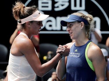 La alemana Angelique Kerber, primera semifinalista en Australia La alemana Angelique Kerber, primera semifinalista en Australia