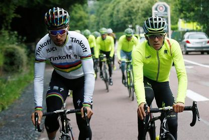 Peter Sagan elogia la competitividad y la lealtad de su excompañero Contador Peter Sagan elogia la competitividad y la lealtad de su excompañero Contador
