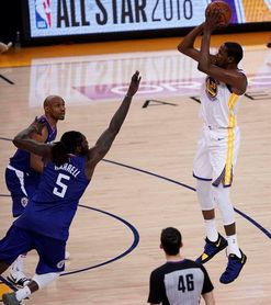 104-119. Durant lidera ataque de Warriors que vuelven al camino del triunfo 104-119. Durant lidera ataque de Warriors que vuelven al camino del triunfo