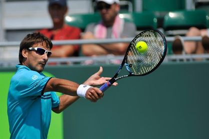 El español Robredo y el francés Corentin en la inauguración del abierto de Quito El español Robredo y el francés Corentin en la inauguración del abierto de Quito