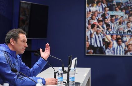 Eusebio: "El equipo está ilusionado con poder superar al Madrid" Eusebio: "El equipo está ilusionado con poder superar al Madrid"