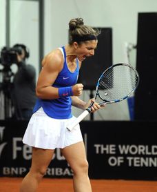 1-1. Errani vence a Arruabarrena e iguala la serie 1-1. Errani vence a Arruabarrena e iguala la serie