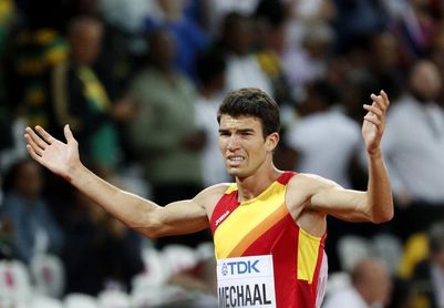 Mechaal, cuarto en el 3.000 con 7:44.31, desafió a Cheserek Mechaal, cuarto en el 3.000 con 7:44.31, desafió a Cheserek
