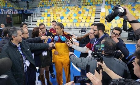 Casimiro: "Fuenlabrada llega herido pero la Copa es muy distinta a la Liga" Casimiro: "Fuenlabrada llega herido pero la Copa es muy distinta a la Liga"