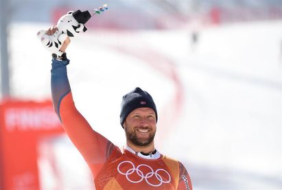 Svindal, oro olímpico, lidera doblete noruego en descenso, junto a Jansrud Svindal, oro olímpico, lidera doblete noruego en descenso, junto a Jansrud