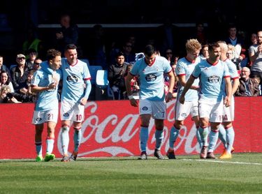 2-0. El Celta desbanca al Eibar de la séptima plaza 2-0. El Celta desbanca al Eibar de la séptima plaza