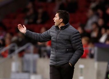 Garitano: "Jugando contra el Athletic en San Mamés no somos favoritos" Garitano: "Jugando contra el Athletic en San Mamés no somos favoritos"