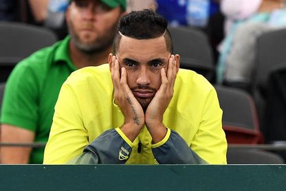 Nick Kyrgios se retira por una lesión en el codo Nick Kyrgios se retira por una lesión en el codo