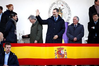 El Rey preside minuto de silencio por 11M antes del España-Alemania de rugby El Rey preside minuto de silencio por 11M antes del España-Alemania de rugby