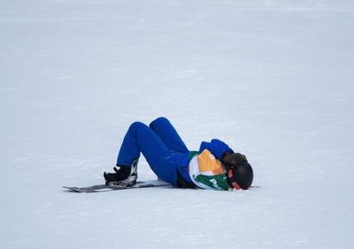Astrid Fina, medalla de bronce en snowboard cross Astrid Fina, medalla de bronce en snowboard cross