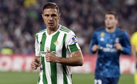 Joaquín, en el partido ante el Real Madrid. Joaquín, en el partido ante el Real Madrid.