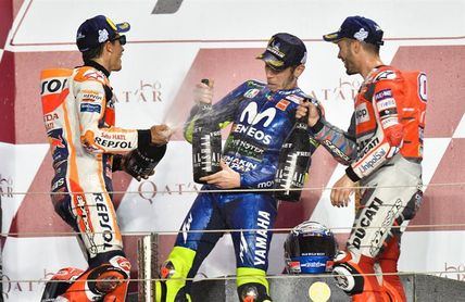 Dovizioso le gana a Márquez el primer mano a mano por 27 milésimas Dovizioso le gana a Márquez el primer mano a mano por 27 milésimas
