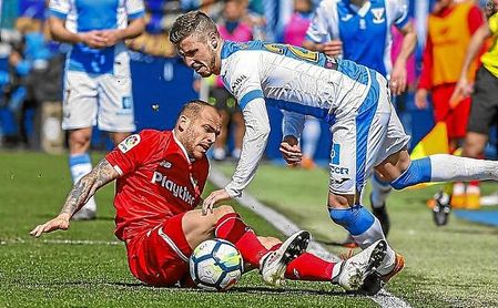 Sandro Ramírez, en un lance del partido en Butarque. Sandro Ramírez, en un lance del partido en Butarque.