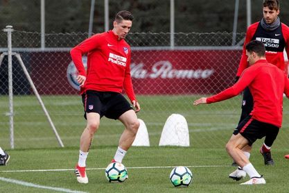 El Atlético entrena con seis jugadores del primer equipo por las selecciones El Atlético entrena con seis jugadores del primer equipo por las selecciones