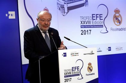 García Casas destaca los éxitos deportivos y la labor social del Real Madrid García Casas destaca los éxitos deportivos y la labor social del Real Madrid