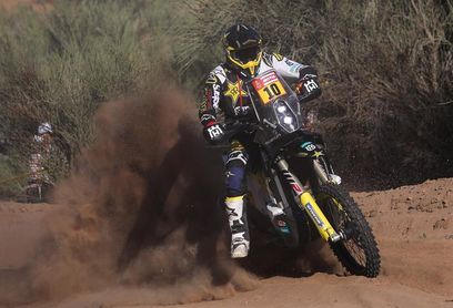 Quintanilla se hace con el liderato en motos tras la segunda etapa Quintanilla se hace con el liderato en motos tras la segunda etapa