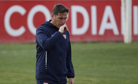 Berizzo en su etapa como entrenador del Sevilla. Berizzo en su etapa como entrenador del Sevilla.