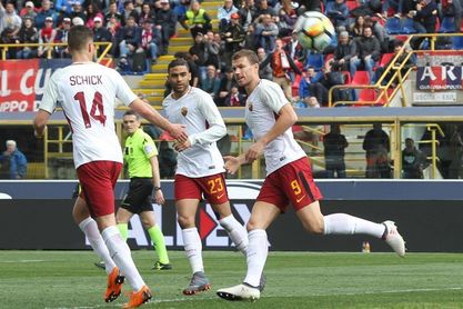 1-1. Dzeko salva un punto para el Roma antes de la visita al Barcelona 1-1. Dzeko salva un punto para el Roma antes de la visita al Barcelona