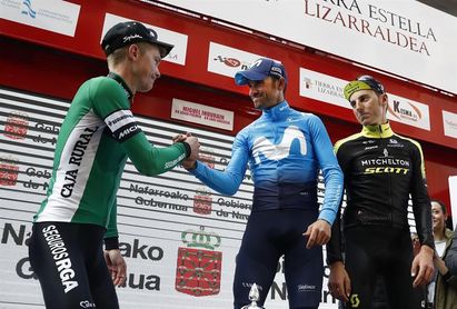 Valverde culmina un gran trabajo de Movistar con un demoledor ataque final Valverde culmina un gran trabajo de Movistar con un demoledor ataque final