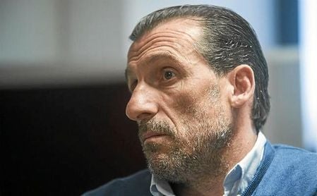 Óscar Arias, durante la entrevista a ESTADIO Deportivo. Óscar Arias, durante la entrevista a ESTADIO Deportivo.