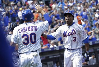 2-8. El bate explosivo de Conforto y Céspedes mantiene ganadores a Mets 2-8. El bate explosivo de Conforto y Céspedes mantiene ganadores a Mets