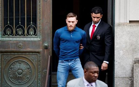 Conor McGregor queda en libertad tras pagar una fianza de 50.000 dólares Conor McGregor queda en libertad tras pagar una fianza de 50.000 dólares