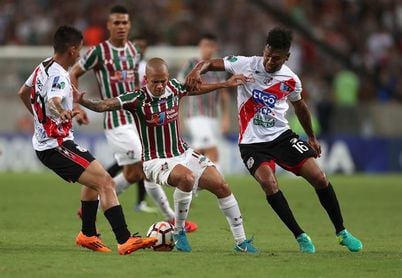 3-0. El Fluminense golea al Nacional Potosí y saca la ventaja que quería 3-0. El Fluminense golea al Nacional Potosí y saca la ventaja que quería