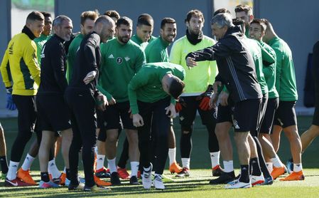 El tándem Setién-Sarabia se hará centenario en Liga en Montilivi El tándem Setién-Sarabia se hará centenario en Liga en Montilivi