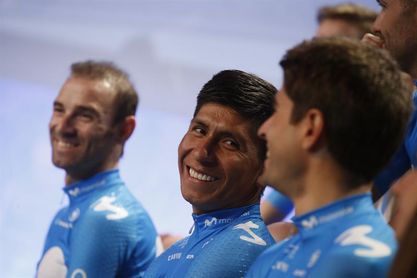Valverde y Landa en el Movistar para la Amstel Gold Race Valverde y Landa en el Movistar para la Amstel Gold Race