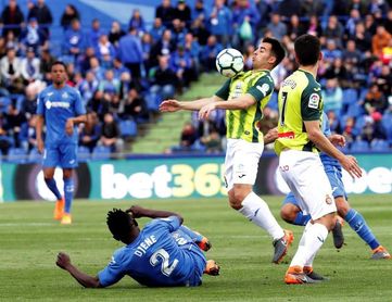 1-0. Damián marca el gol de su carrera y saca al Getafe de la intrascendencia 1-0. Damián marca el gol de su carrera y saca al Getafe de la intrascendencia
