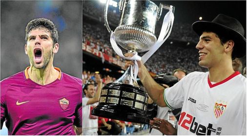 Fazio, en la Roma en la actualidad, ganó la Copa del Rey de 2010 y la de 2007 con el Sevilla. Fazio, en la Roma en la actualidad, ganó la Copa del Rey de 2010 y la de 2007 con el Sevilla.