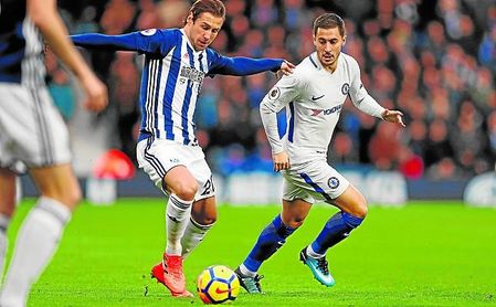 Krychowiak, con la elástica del West Brom, en el que ha jugado cedido por el PSG. Krychowiak, con la elástica del West Brom, en el que ha jugado cedido por el PSG.