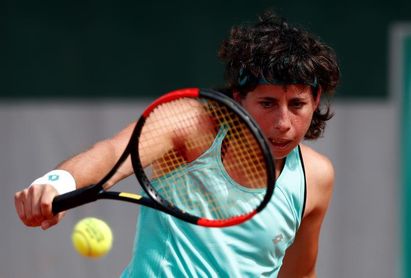 Carla Suárez pasa la primera ronda por la vía rápida ante la croata Konjuh Carla Suárez pasa la primera ronda por la vía rápida ante la croata Konjuh