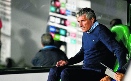 El papel del entrenador Quique Setién en el Betis no está pasando desapercibido. El papel del entrenador Quique Setién en el Betis no está pasando desapercibido.