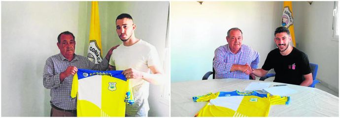 Serrano y Juanma, los dos primeros fichajes del Coria Serrano y Juanma, los dos primeros fichajes del Coria
