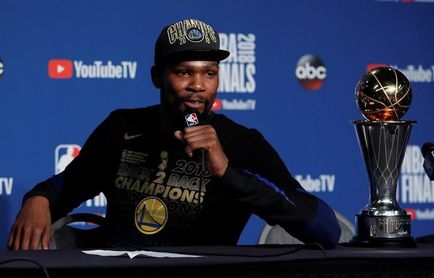 Durant: "El gran premio es haberme hecho mejor jugador y persona" Durant: "El gran premio es haberme hecho mejor jugador y persona"