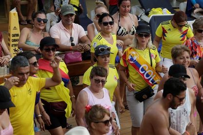 El ruido y el júbilo se toman Bogotá tras el triunfo de Colombia ante Polonia El ruido y el júbilo se toman Bogotá tras el triunfo de Colombia ante Polonia