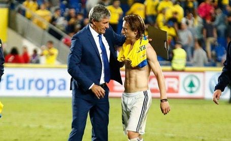 Setién y Modric, un "cariño" correspondido. Setién y Modric, un "cariño" correspondido.