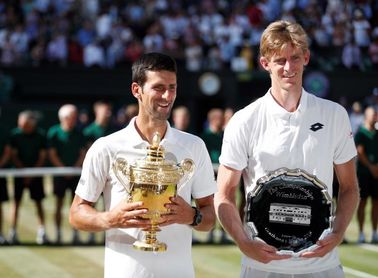 Novak Djokovic vence a Kevin Anderson y gana Wimbledon por cuarta vez Novak Djokovic vence a Kevin Anderson y gana Wimbledon por cuarta vez