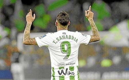 Sanabria, delantero del Betis. Sanabria, delantero del Betis.