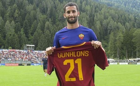 Maxime Gonalons, jugador de la Roma. Maxime Gonalons, jugador de la Roma.
