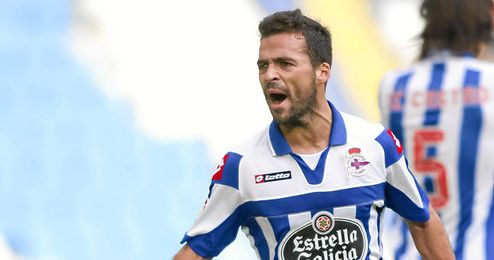 Bruno Gama, uno de los más destacados del descendido Deportivo. Bruno Gama, uno de los más destacados del descendido Deportivo.