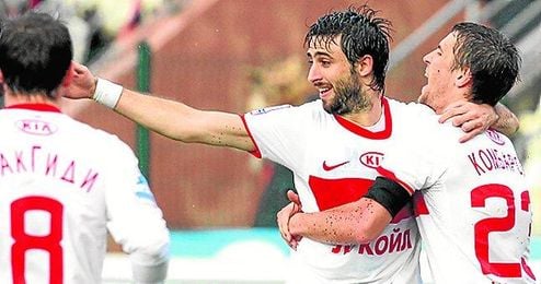 Nico Pareja ha anotado dos goles en la última liga rusa. Nico Pareja ha anotado dos goles en la última liga rusa.