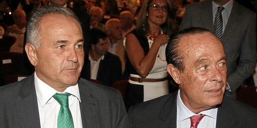 Curro Romero junto a Rafael Gordillo. Curro Romero junto a Rafael Gordillo.