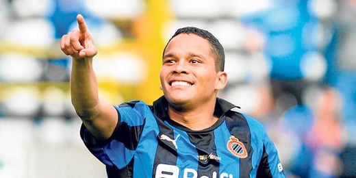 Bacca ha anotado 25 goles esta temporada con el Brujas. Bacca ha anotado 25 goles esta temporada con el Brujas.